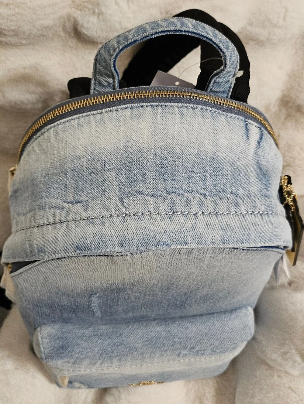 Coach Taylor Small Backpack In Loved Denim